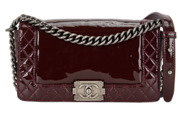 Vintage Reverso Boy Medium, Patent, Burgundy, 18649853 (2013-14), DB, 2*